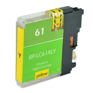 Brother LC61XLY, LC61Y, LC65HYY Compatible Inkjet